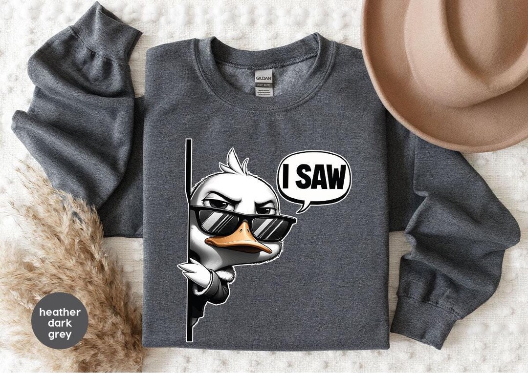 Playful Duck Graphic Sweatshirt