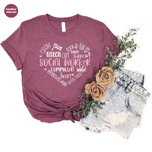 Sozialarbeiter Wertschätzung Shirt, Sozialarbeiter Geschenk, Motivations-T-Shirt, Sozialarbeiter Shirt, Sozialarbeit Rundhals-Sweatshirt Bild 4