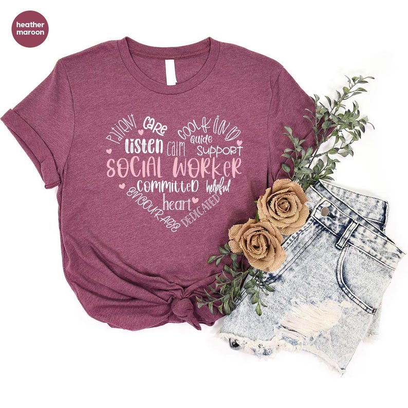 Sozialarbeiter Wertschätzung Shirt, Sozialarbeiter Geschenk, Motivations-T-Shirt, Sozialarbeiter Shirt, Sozialarbeit Rundhals-Sweatshirt Bild 4