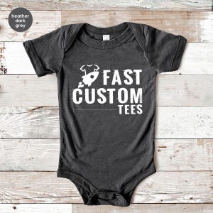 Custom Text Baby Onesie®, Your Text Here Newborn, Your Design Here Toddler Shirt, Personalized Youth Shirt, Customized Baby Bodysuit
