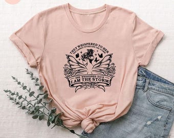 They Whispered You Cannot Withstand The Storm Shirt, She Whispered I Am The Storm Shirt, Women Empowerment Shirt, Feminism Shirts