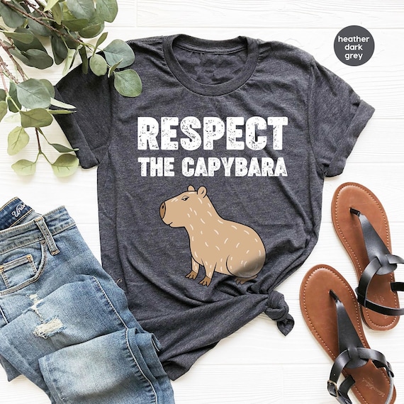 Vintage Capybara Shirt, Capybara Clothing, Capybara T-Shirt, Capybara Crewneck Sweatshirt, Capybara Graphic Tees, Gift for Him, Gift for Her