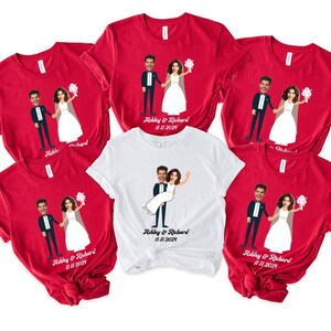 Personalisiertes Braut-Shirt, Personalisiertes Junggesellinnenabschieds-Shirt, Junggesellinnenabschieds-Shirt, Outfit für den Junggesellinnenabschied, Personalisierte Brautgeschenke, Shirt für die Brautparty Bild 5