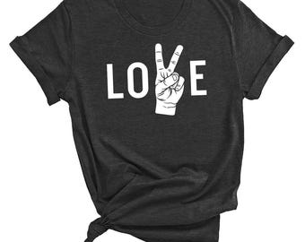 Peace Love T Shirt, Inspirational Shirt, Human Rights Shirt, Activists Shirt, Silent Love Shirt, Peace Love Hoodies