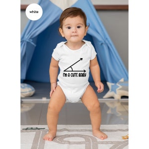 Math Humor Baby Bodysuit, New Baby Outfits, Funny Newborn Baby Onesie®, Gift for New Parents, Teacher Parents Gifts, Baby Shower Gifts image 2