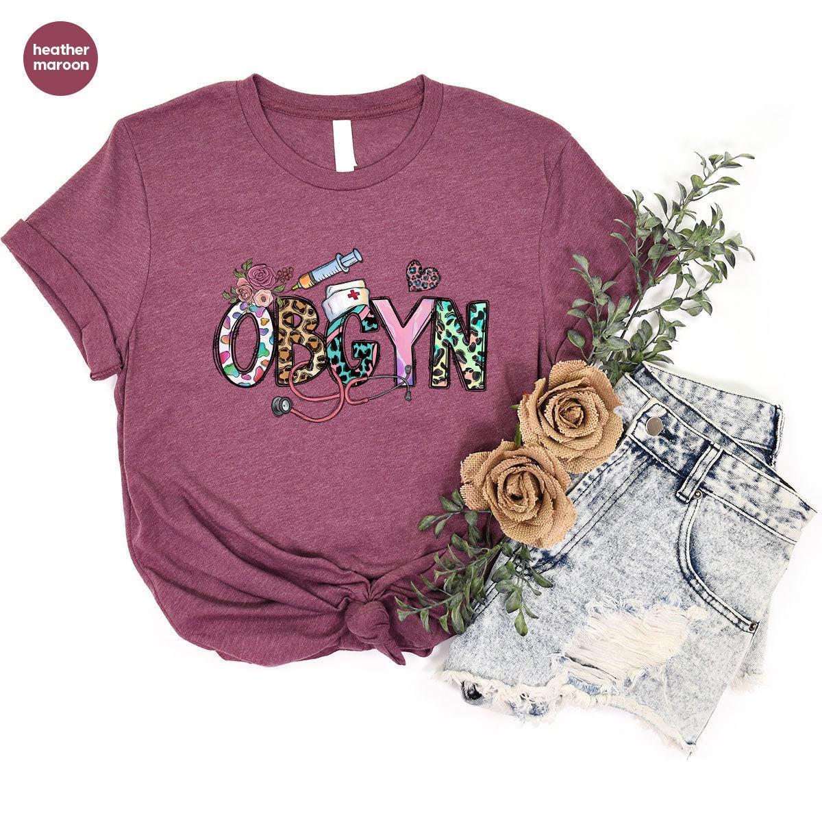 Obgyn T-shirts, Obgyn Dr Outfit, Ob Gyn Gifts, Nurse Gifts, Nurse Vneck ...
