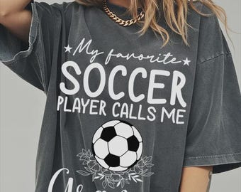 Comfort Colors® Soccer Grandma Shirt, Funny Soccer Granny Tee, Soccer Grandma Gift, Sporty Grandma Shirt, Soccer Lover Gift