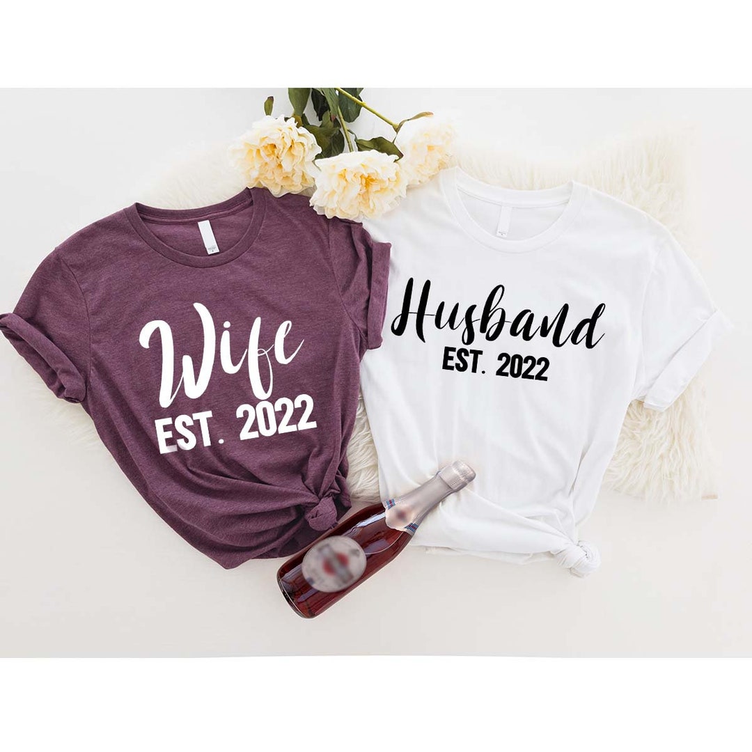 Husband and Wife Shirts, Matching Couple Shirts, Couples Shirt, Just ...