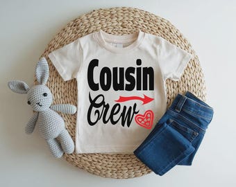 Matching Cousin Crew Youth Shirt, Family Reunion T-Shirt, Cousins Squad Kids Shirt, Family Gathering Shirt, Best Cousin Gift