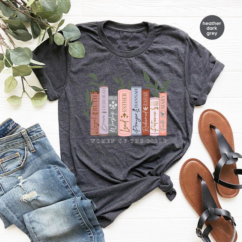 Bible Verse Shirt, Religious Gift, Christian Shirts for Women, Floral T-Shirt, Christian Gifts, Faith Shirt, Christian Apparel, Gift for Her image 5