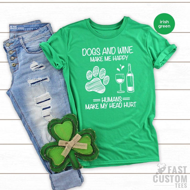 Dog And Wine Shirt, Wine Lover Shirt, Dog Lover Gift, Fur Mama TShirt, Dog Mom T Shirt, Sarcastic Quote Tee, Dog Mom Graphic Tee, Wine Shirt image 7