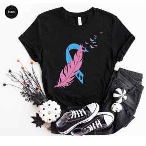 Spädbarnsminne, T-shirt med stöd för förlust av barn, förlustängel, graviditetsförlusttröja, fjädergrafiktröjor, minneströja, presenter till mamma