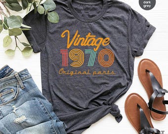 56th Birthday Shirt, Vintage T Shirt, Vintage 1970 Shirt, 56th Birthday Gift for Women, 56th Birthday Shirt Men, Retro Shirt, Vintage Shirts