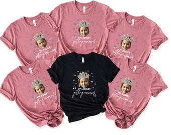 Custom Photo Bachelorette Shirts, Personalized Party Squad Tee, Bachelorette Party Shirt, Matching Girls Trip Outfits, Funny Bride Shirt