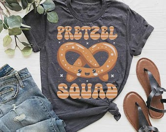 Pretzel Squad Shirt, Funny Pretzel Lover Shirt, Cute Bakery Foodie Shirt, Salty Snack Shirt, Matching Pretzel Group Gift