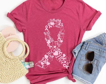 Cancer T Shirt, Cancer Warrior T-Shirt, Breast Cancer Shirt, Stronger Than Cancer, Cancer Survivor T-Shirt, Cancer Tee, Cancer Awareness Tee