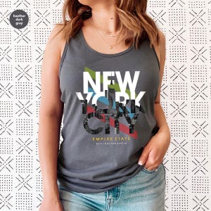 New York Tank Top, New York City Women Tank Top, New York Racerback, East Coast Women Tank Top, New Yorker Tank Top, New York Lover Gift