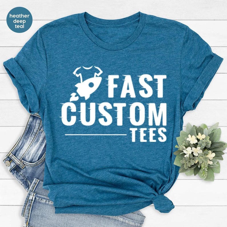 Custom Logo Design Shirt, Bulk Personalized Shirt, Wholesale Business Logo T-Shirt, Customized Company Logo Gifts, Brand Logo Vneck Tshirt image 1