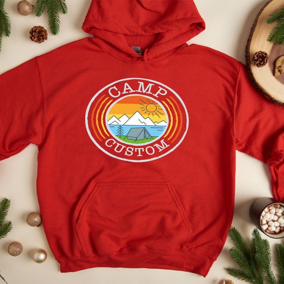 Custom Camp Sweatshirt Camp Gifts Custom Hoodie Custom Long - Etsy