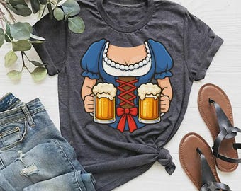 Oktoberfest Girl Shirt, Funny Beer Lover Tee, Bavarian Dress Graphic Shirt, German Beer Festival Shirt, Oktoberfest Party Gift