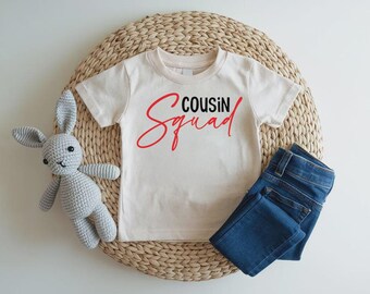 Cousin Squad Kids Shirt, Cousin Crew Youth Shirt, Family Reunion Shirt, Matching Cousins Gift, Best Cousin Ever Shirt