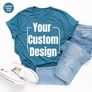 Custom Logo Design Shirt, Bulk Personalized Shirt, Wholesale Business Logo T-Shirt, Customized Company Logo Gifts, Brand Logo Vneck Tshirt image 10