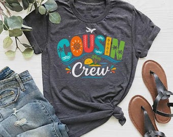 Cousin Crew Vacation Shirt, Matching Cousin Shirt, Kids Family Trip Tee, Beach Vacation Shirt, Summer Cousins Gift, Family Getaway Tee