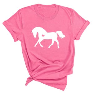 Horse Lover Shirt, Horse Lover T Shirt, Horse With Heart Tee, Horse T Shirts, Horse Lover Gift, Vet Shirt, Gift For Horse Lover, Horse Tee image 7