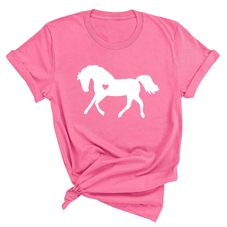 Horse Lover Shirt, Horse Lover T Shirt, Horse With Heart Tee, Horse T Shirts, Horse Lover Gift, Vet Shirt, Gift For Horse Lover, Horse Tee image 7