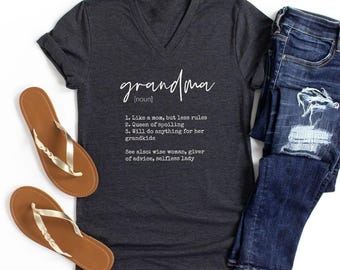 Grandma Definition Gift, Grandma Shirt, New Grandma Gift, Gifts for Grandmothers, Cute Grandma Shirt, Funny Grandma, Grandmother Gift