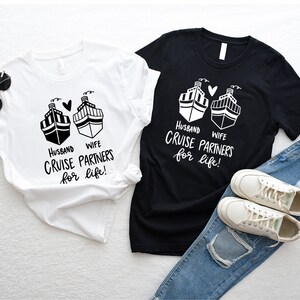 Firefighter Couple T-Shirts - Matching Husband & Wife Tees - Cool Gift Idea