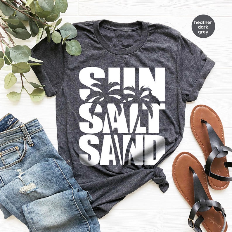 Holiday Graphic Tees, Travel Shirt, Summer Shirt, Beach T-Shirt, Sun Vneck Shirt, Vacation Shirt, Trip T-Shirt, Gift for Her, Summer Outfit image 3