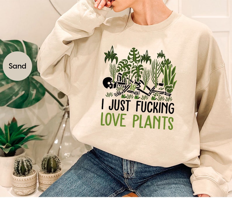 Funny Plant Shirt, Skeleton Plant T-Shirt, Gardening Gifts, Gardener Clothing, Plants Graphic Tees for Women, Plant Gifts, Gifts for Her image 6