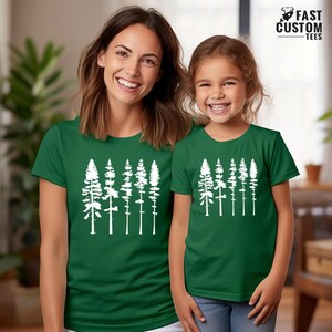 Pine Tree Shirt, Pine Tree T Shirt, Camping Shirt, Hiking Shirt, Adventure Shirts, Nature Lover Gift, Outdoors Shirt image 9