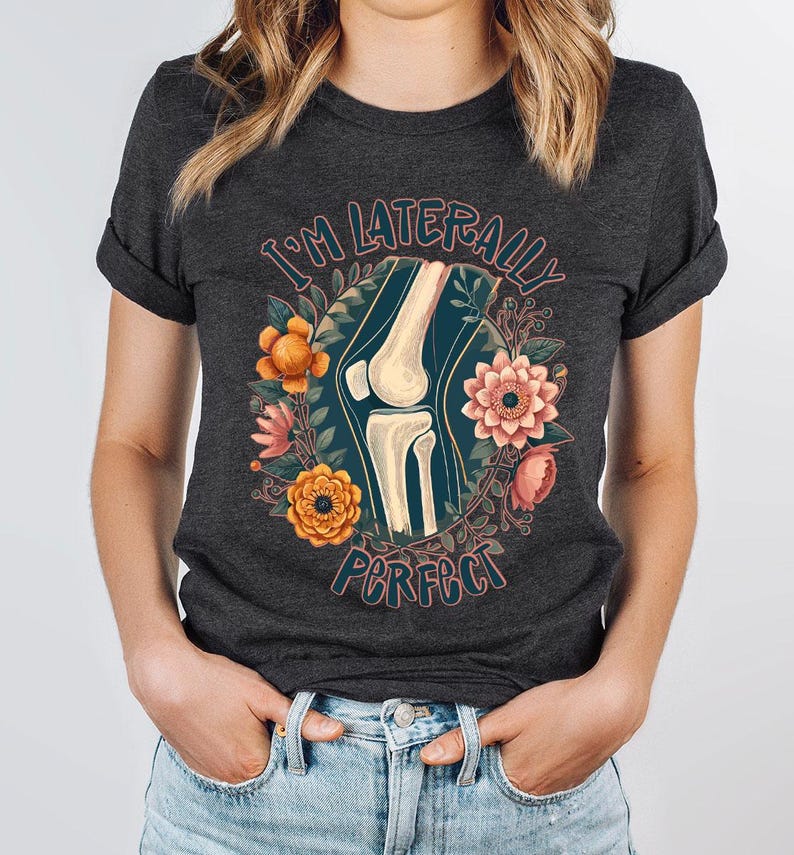 a woman wearing a black t - shirt that says i'm latebran
