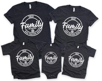 Custom Vintage Family Reunion TShirts, Custom Matching Shirts, Family Reunion Gift, Personalized Family Gifts, Back Together Again