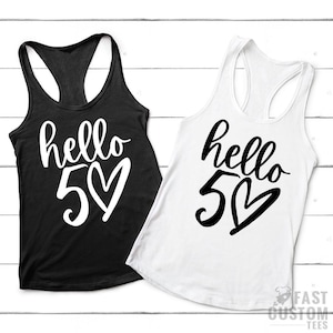50th Birthday Shirt, Hello 50 TShirt, Fifty Years Old Gift, Hello Fifty Shirt, 50 Years Old Shirt, Birthday T Shirt, 50th Birthday Gift image 5