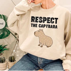 Vintage Capybara Shirt, Capybara Clothing, Capybara T-Shirt, Capybara Crewneck Sweatshirt, Capybara Graphic Tees, Gift for Him, Gift for Her image 6