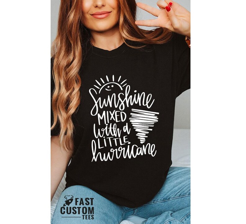 Hurricane Shirt, Vacation Graphic Tees, Sunshine Shirt, Funny T-Shirt, Summer Shirt, Sarcastic Gifts, Nature T-Shirt, Shirt for Women image 7