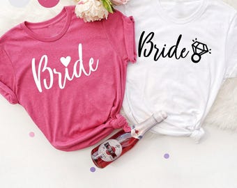 Camiseta de novia, Camiseta para futura novia, Regalo para la fiesta nupcial, Camiseta de recién casados, Camisetas para despedida de soltera, Camiseta de boda, Camiseta de luna de miel