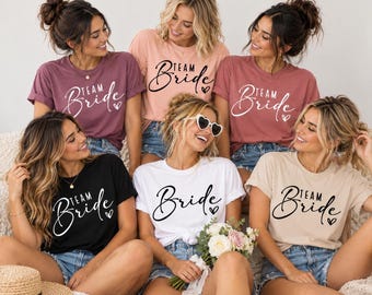 Team Bride Shirts, Bride Shirt, Bachelorette Party Shirts, Bridesmaid Shirts, Bridesmaid Proposal Gift, Bachelorette Shirts, Squad Shirt