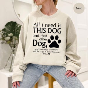 Dog Mom Sweatshirts, Dog Mama Sweatshirt, Fur Mama Sweatshirt, Dog Lovers Gift, Pet Lover Sweatshirt, Dog Mom Gift, Dog Lover Sweatshirt image 2