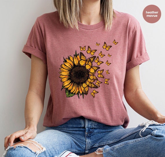 Let It Be Sunflower T-Shirt Gift For Women Let It Be Sunflower T-Shirt Gift For Women