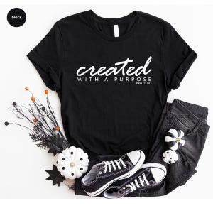 Faith T-Shirt, Christian Apparel, Jesus Crewneck Sweatshirt, Religious Shirt, Christian Gifts, Gifts for Mom, Inspirational Shirts for Women image 5