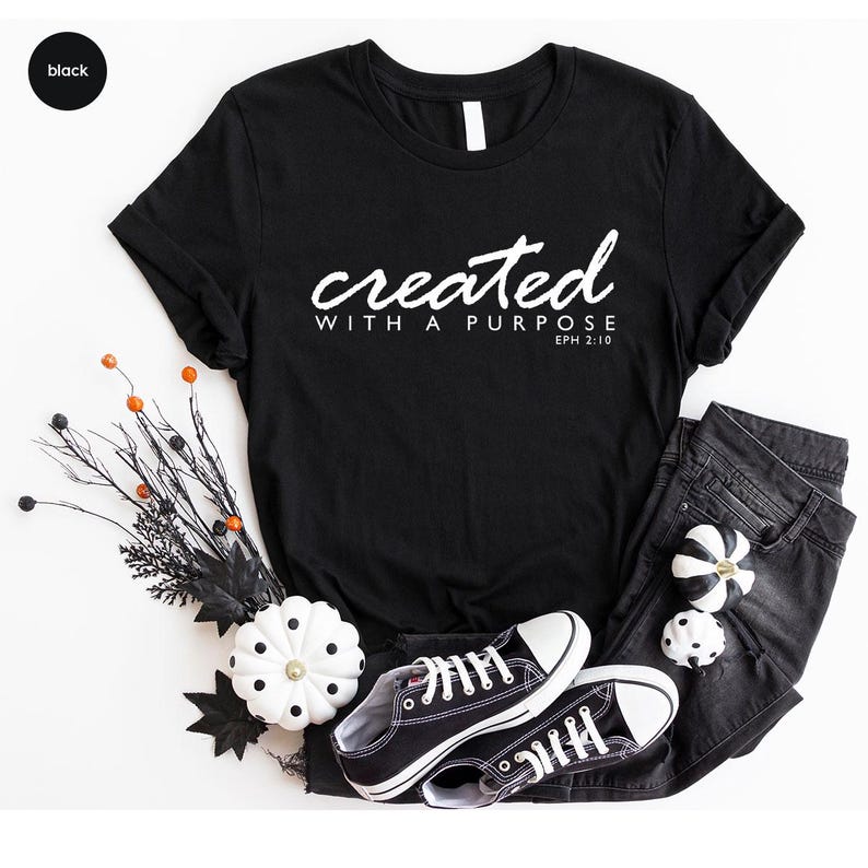 Faith T-Shirt, Christian Apparel, Jesus Crewneck Sweatshirt, Religious Shirt, Christian Gifts, Gifts for Mom, Inspirational Shirts for Women image 5