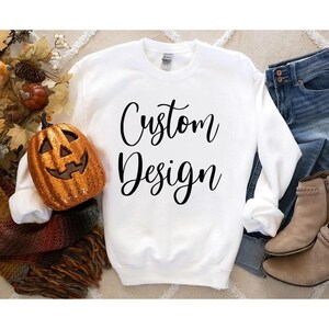 Custom Long-Sleeve Shirt, Unisex Custom Shirts for Men, Custom Name Long Sleeve Shirt, Custom Text Shirt, Personalized Long Sleeve Gifts image 6