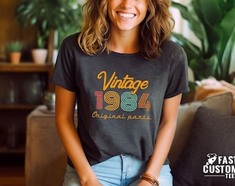 42nd Birthday Shirt, Vintage T Shirt, Vintage 1984 Shirt, 42nd Birthday Gift for Women, 42nd Birthday Shirt Men, Retro Shirt, Vintage Shirts