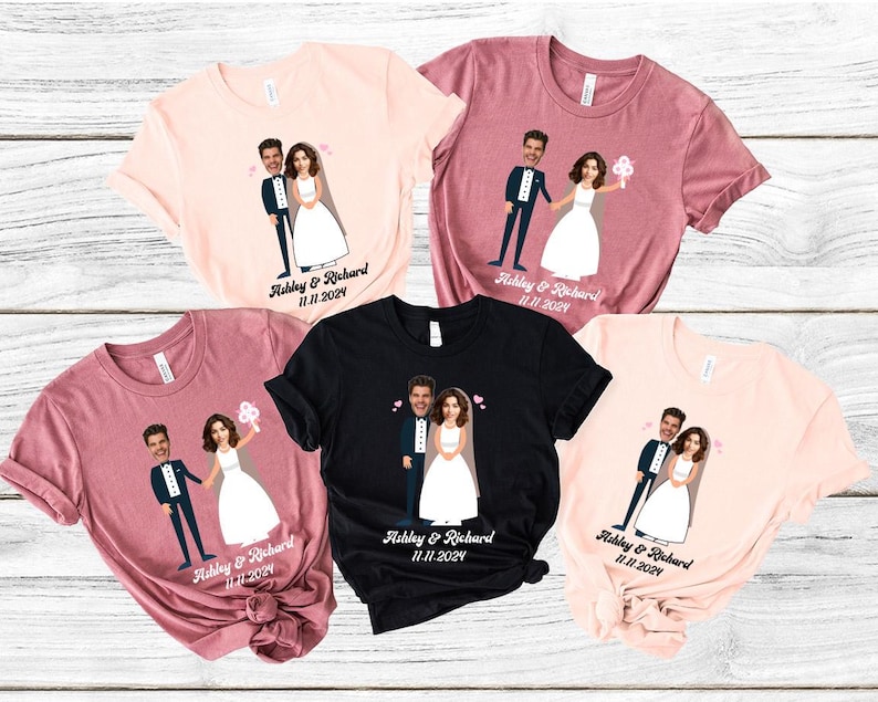 Personalisiertes Braut-Shirt, Personalisiertes Junggesellinnenabschieds-Shirt, Junggesellinnenabschieds-Shirt, Outfit für den Junggesellinnenabschied, Personalisierte Brautgeschenke, Shirt für die Brautparty Bild 1