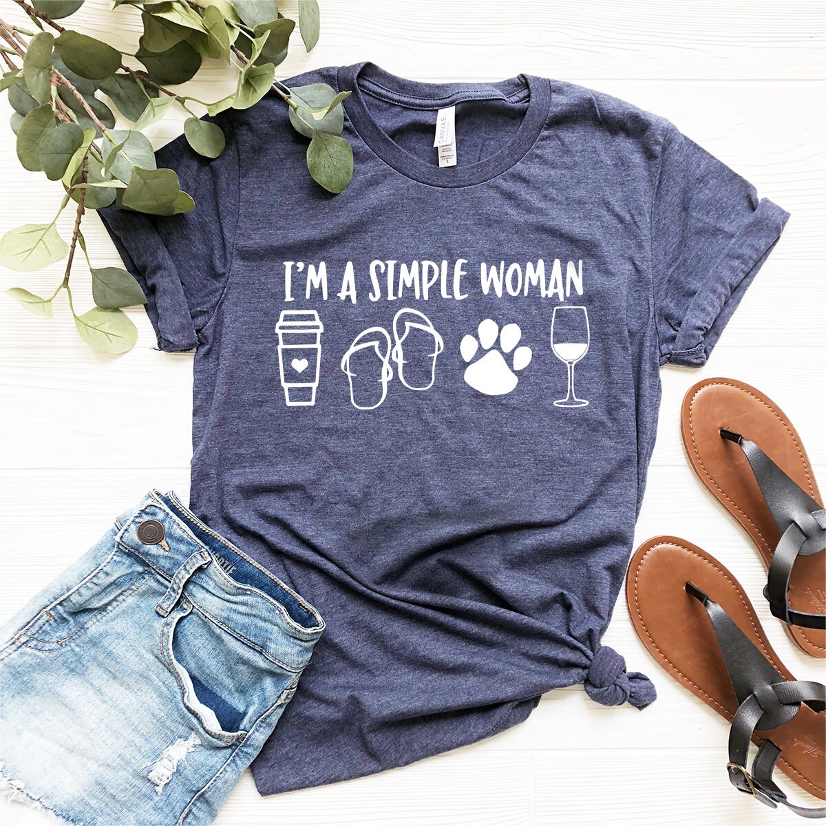 I'm A Simple Woman Sunshine Turtles Wine Flip Flop T-Shirt I'm A Simple Woman Sunshine Turtles Wine Flip Flop T-Shirt