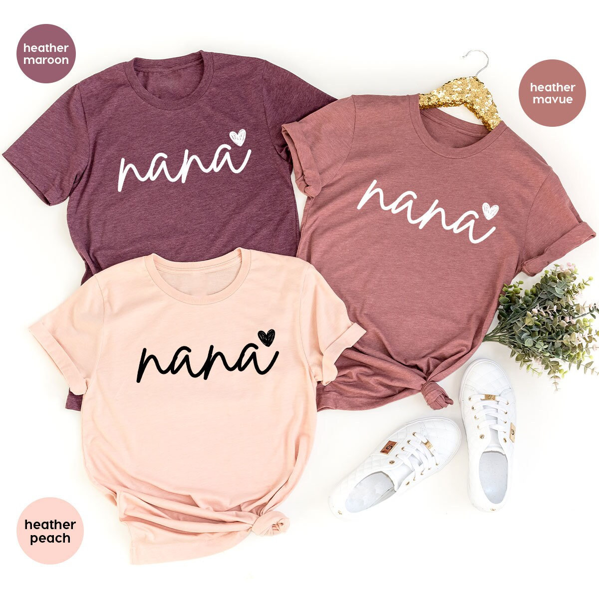 Mom and Nana T Shirt - Etsy